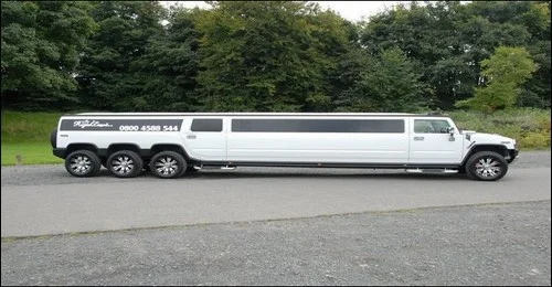 Triple Axle Hummer Limo
