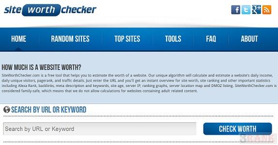 Free Website Worth Checker