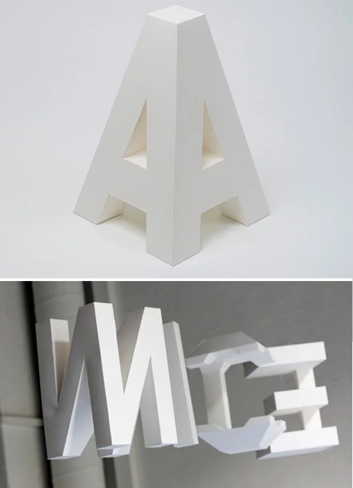4d typography