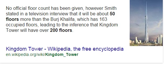 how many floors in kingdom tower