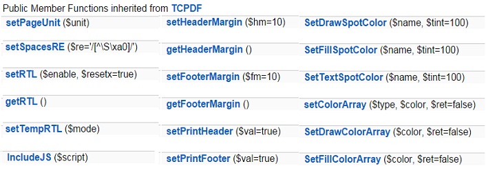 tcpdf