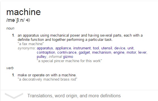 what is machine