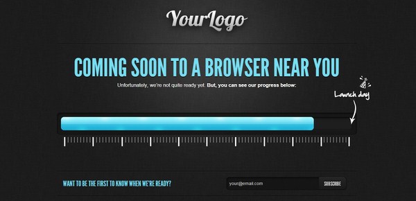 HTML5 Coming Soon Template