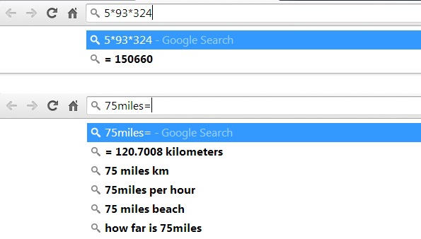 Quick calculation
