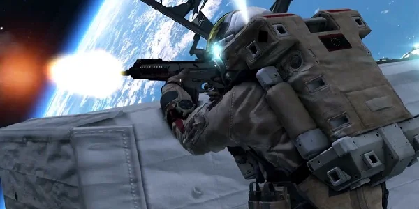 gun in space