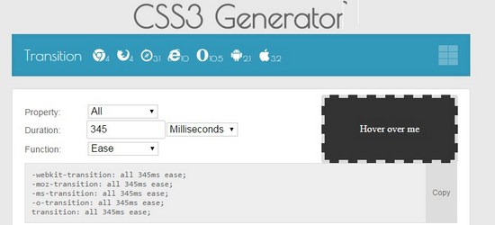 CSS3 generator