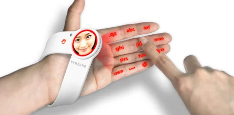 Finger Touch Wearable Phone