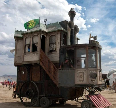 house running vehicle