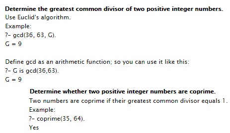 99 Prolog Problems