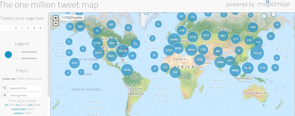 The One Million Tweet Map