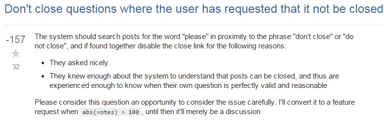 A Genuine request from a User
