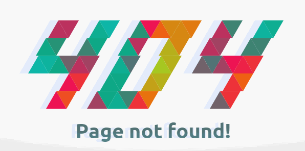 Colorful Glitchy 404