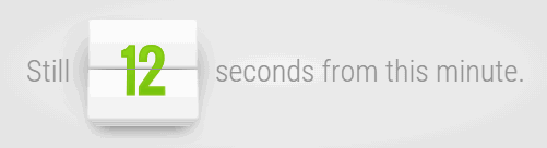 Seconds Counter