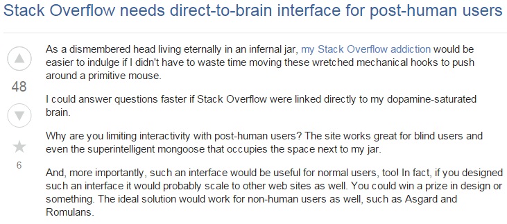 Stack Overflow for Asgard and Romulans