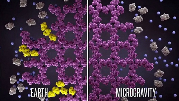 Crystal Grows Better In Microgravity