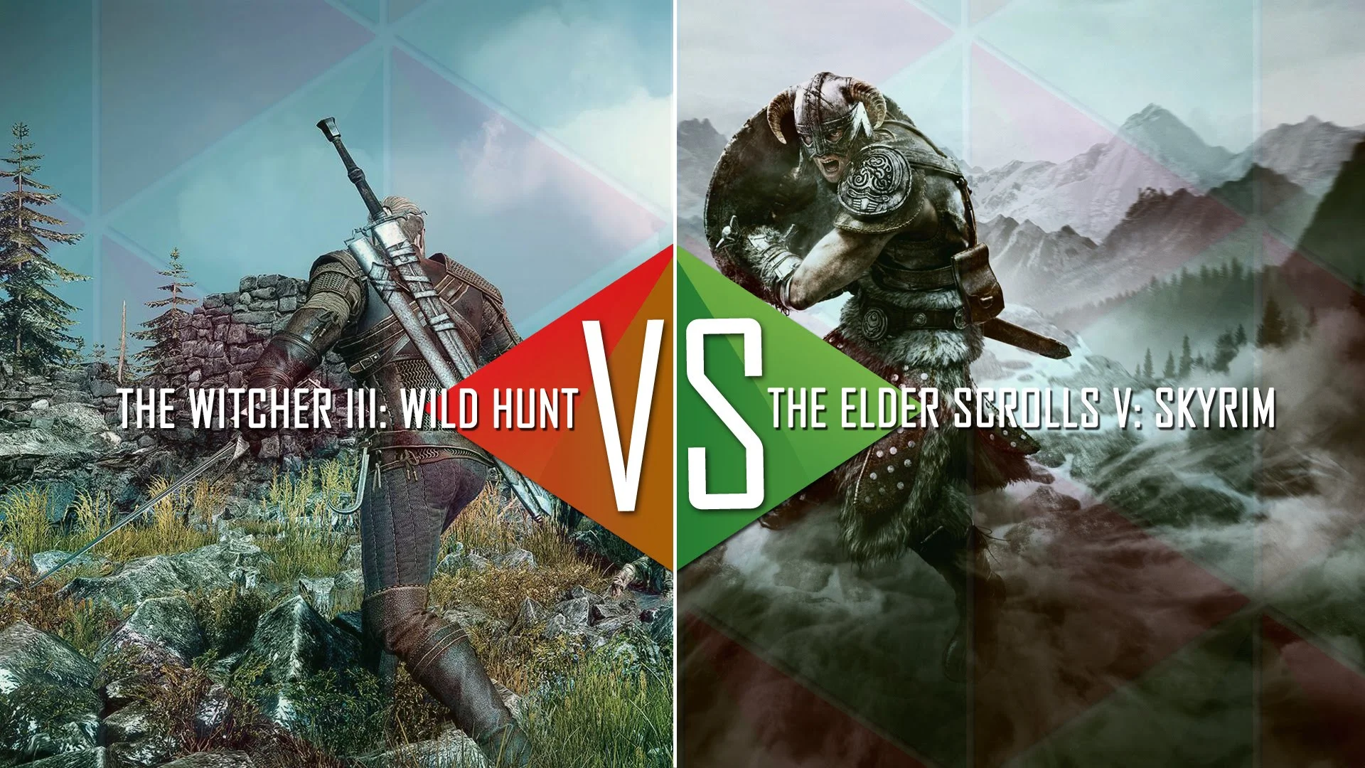 Skyrim The Elder Scrolls vs The Witcher 3 Wild Hunt