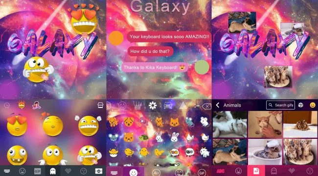 Galaxy Emoji keyboard