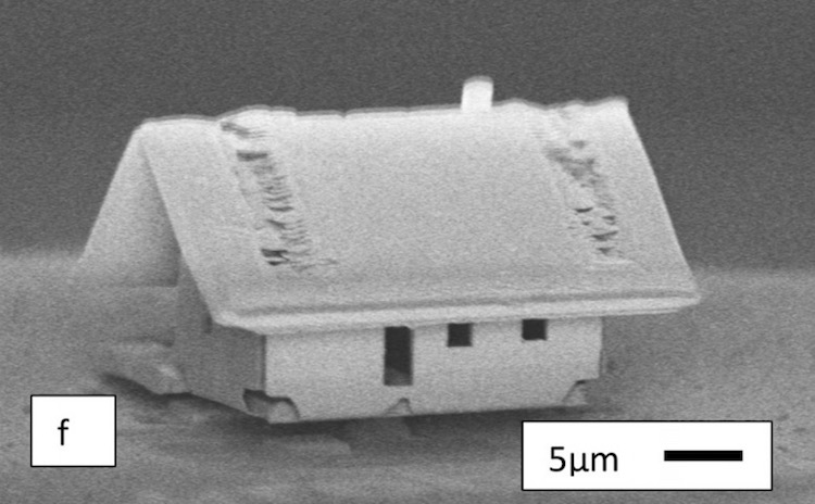 World's Smallest House measuring 20 micrometers