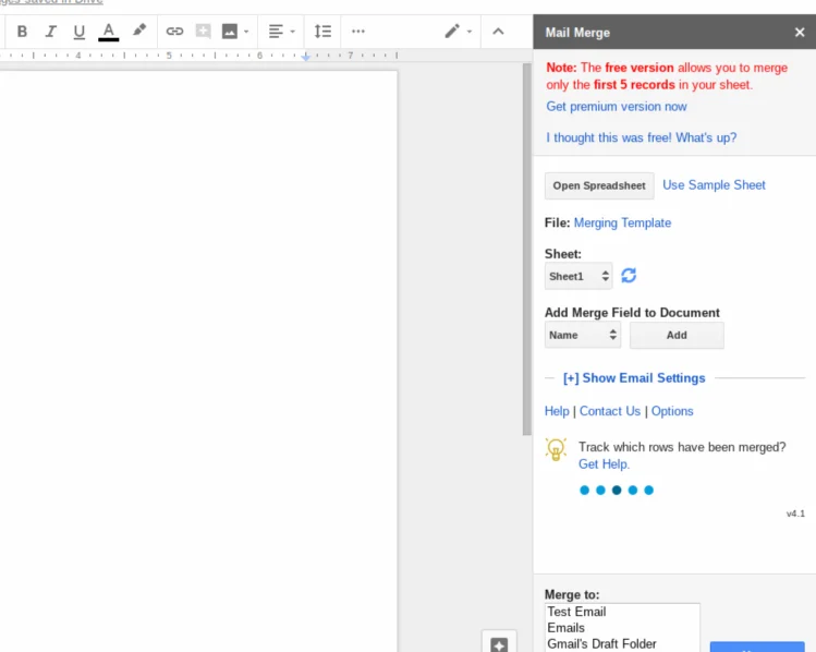 Mail Merge