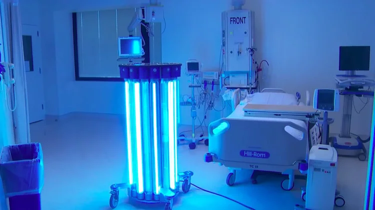 Bacteria-Killing UV Robot