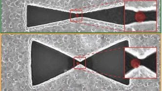 capture single ultrafine dust particle