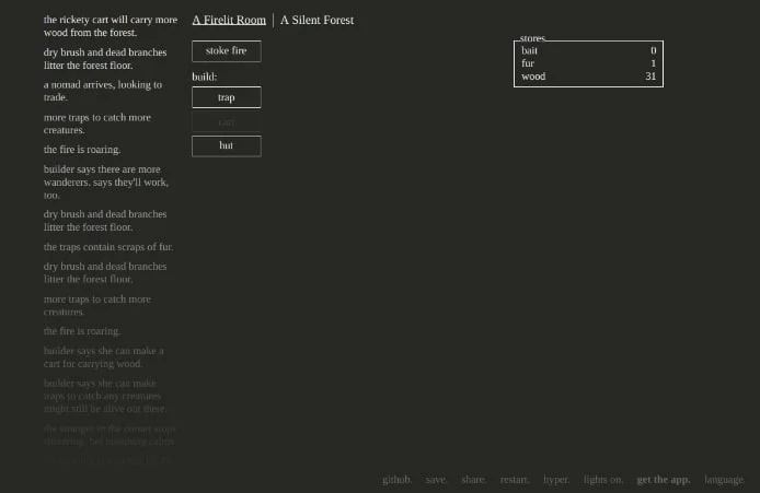 A Dark room