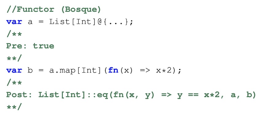 Bosque Programming Language without loops