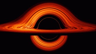 simulation of a black hole