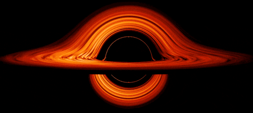 simulation of a black hole