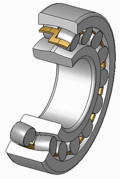 Double row spherical roller bearing