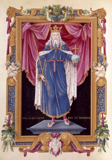 A depiction of Charlemagne