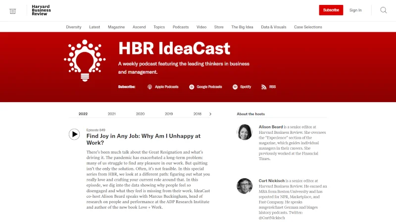 HBR IdeaCast