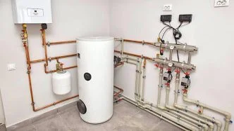 hydronic heating system - boiler