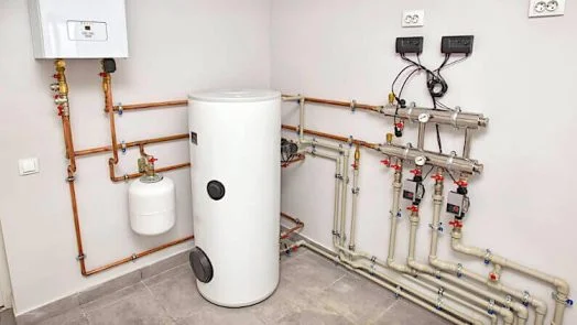 hydronic heating system - boiler