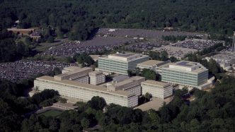 CIA vs FBI -- Aerial view of the CIA Headquarters