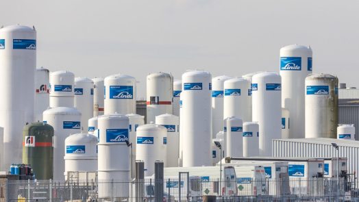 largest chemical companies - Linde gas storage