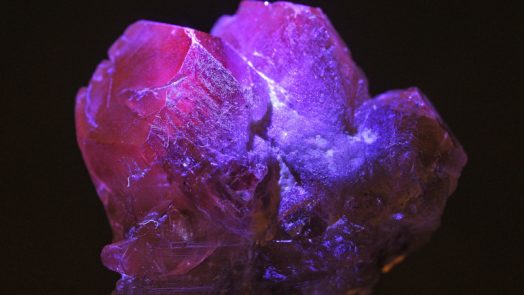 Hardest Mineral in the World - Alexandrite under UV light