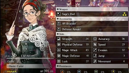 Triangle Strategy Characters - Geela Breisse