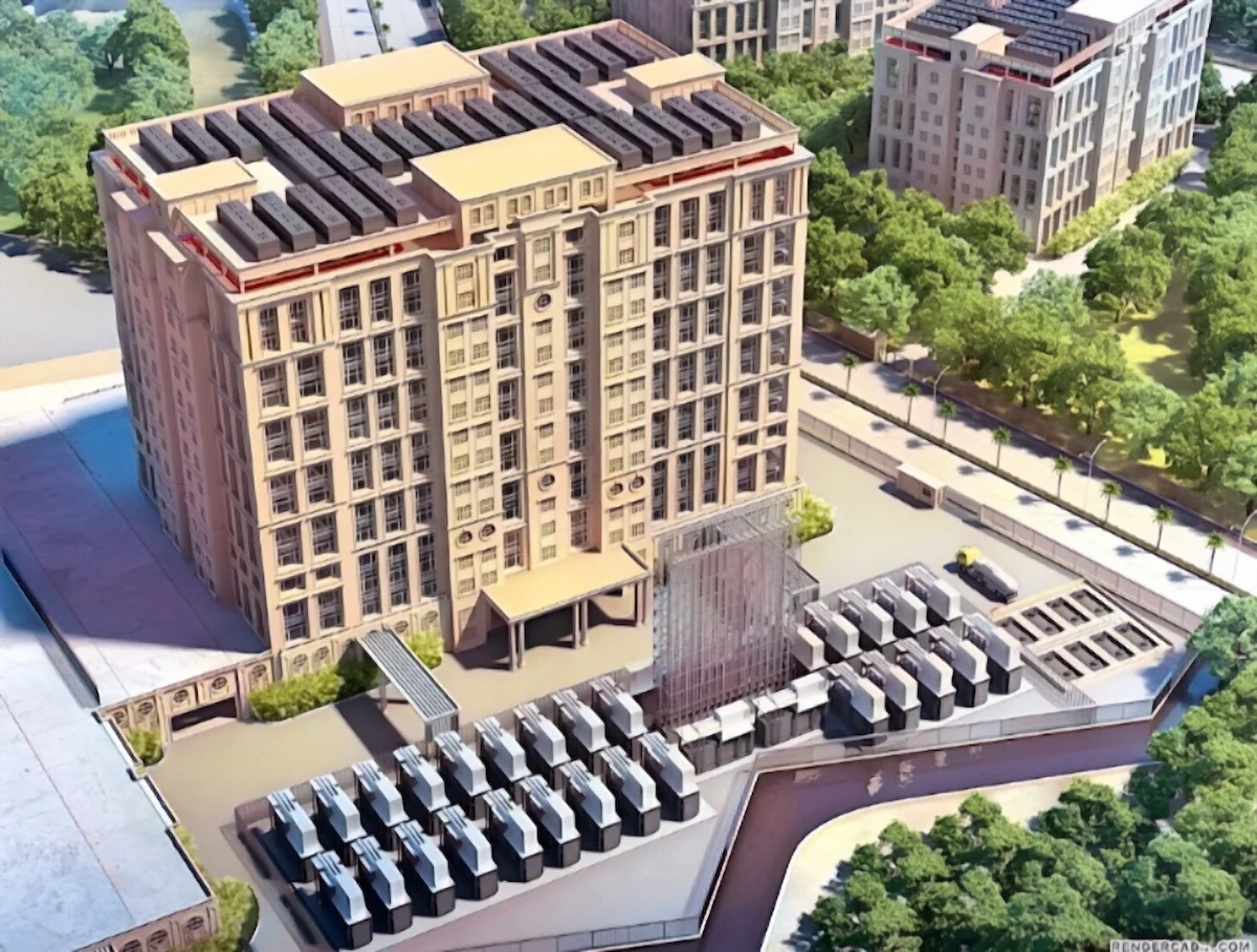 Yotta NM1 is the first of the five data center buildings at the Integrated Yotta Data Center Park. It is located in the Hiranandani Fortune City in Panvel, which is close to Mumbai.